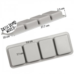 Soap Mould 4 Cavity